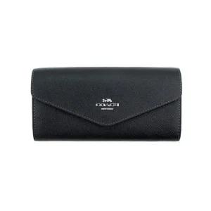 [명품]  장지갑 여성 명품 지갑 슬림 지폐지갑 똑딱이장지갑 CU158SVBK