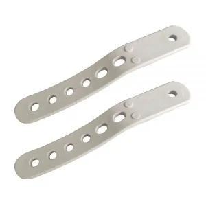 스노우 보드 왁싱 왁스 스키 다리미 흰색 플라스틱 스노우보드 구멍 바인딩 부품 발목 사다리 스트랩 액세