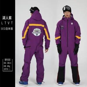 남자 여자 스키복 남성 여성 보드복 세트 남성용 방수 방풍 야외 스키 슈트 두꺼운 절연 스포츠 점프수트