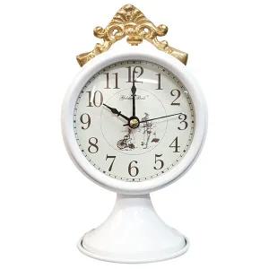 PM9094 무소음 주석 알람시계 화이트 자전거 제조한국