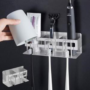 치솔꽂이 칫솔걸이 무타공 수납 스테인레스 다용도 2인 3인 DS 욕실