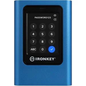 킹스톤 Kingston IronKey Vault Privacy 80 1.92TB 외장형 SSD FIPS 197 XTS-AES 256GB 암호화 터치스크린