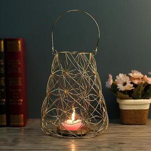 [BZI4L031_51AJ]침실인테리어 스틸 캔들홀더 18cm