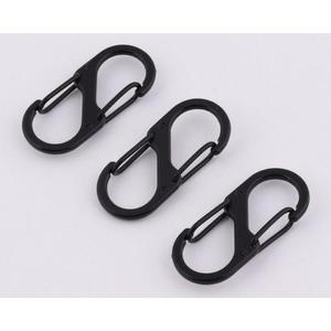 멀티카라비너 PP-10080 S형 키링 양 카라비너 등산 캠핑 미니 장금형