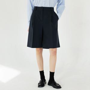 [시크라인] (~XXL까지) 버셀트 A라인 핀턱 하프 팬츠 봄 가을 오피스룩 하객룩 데이트룩 모임룩 미시룩 빅사이즈