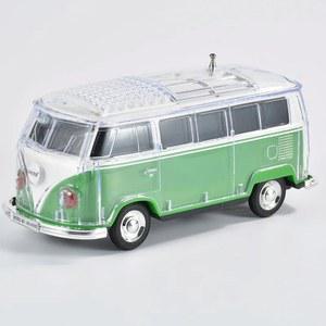 미니스피커 크리스마스 WS 267BT 다채로운 미니 블루투스 스피커 자동차 모양 버스 사운드 박스 MP3 디스크 TF FM LED 기능