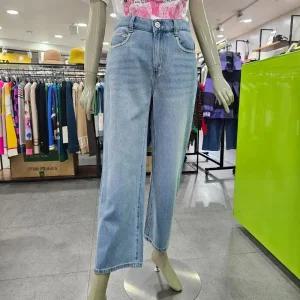 베네통/애플아울렛/워싱 일자핏 데님 팬츠 BADPA4511