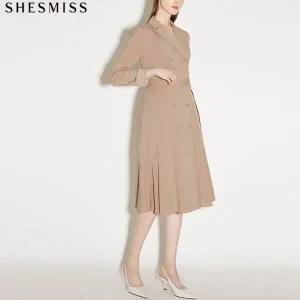 [쉬즈미스][쉬즈미스(SHESMISS)] 우아한핏 벨티드 플레어 원피스 (택가격 328000