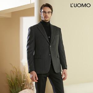 [워모] 워모 남성 울 캐시미어 블렌딩 퀼팅 재킷 그레이