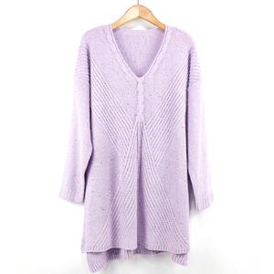 (도매야)제이빈 브이넥 언발 롱니트/롱티/맨투맨/이너티/빅사이즈/루즈핏/신상