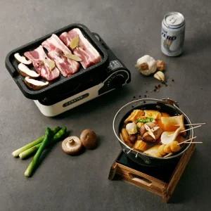 휴텍 1인용 미니 불판 가정용 사각 불판