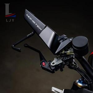 바이크 오토바이 CNC 백미러 고정 날개 DUCATI Monster 696 796 821 1200 S2R 800