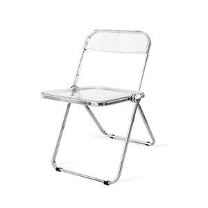 [ME91P483_52CK]디자인의자 폴딩 체어 (투명) 7colors