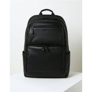 닥스 남성 백팩 DBBA3E696BK 블랙 로고장식 가죽 그 남자의 멋스러움