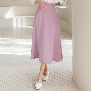 [시크라인] (~XXL까지) 오젠 새틴 플레어 롱 스커트 A라인 봄 가을 하객룩 오피스룩 데이트 모임 미시 빅사이즈