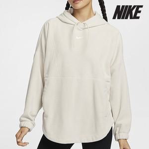 나이키 여성용 후드티 /D2- FV8077-104 / 우먼스 원 오버사이즈 써마 핏 풀오버 플리스