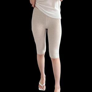 [다잇템]여자 스판반바지 코튼 내의 하프 레깅스