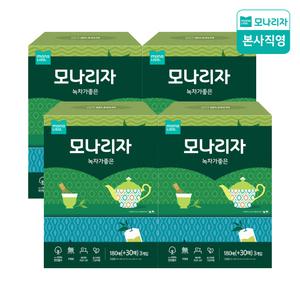 모나리자 녹차가좋은 미용티슈 180+30매*3입 4팩