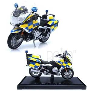 아트박스/마이스토 1:18 BMW R1200 RT UK 스트라이프 폴리스 오토바이 미니카