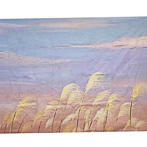 가리개 벽 러블커튼 어 액자대신 갈대 패브릭 포스터 L