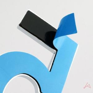 숫자스티커 고급룸넘버 레터링 넘버 이니셜 라벨 5 70mm