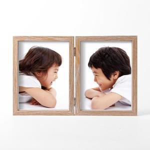 2단 접이식심플 액자 6x8 베이비액자 포토액자 탁상용액