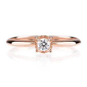 [하나다이아몬드]1부 랩다이아몬드 14k 18k 데일리 프로포즈 반지 오드리 HNLDR012