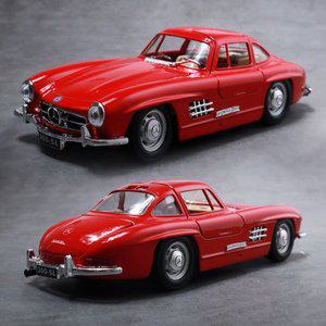[브라고] 1:24 메르세데스 벤츠 300SL 1954 올드카 레드 다이캐스트 모형 자동차