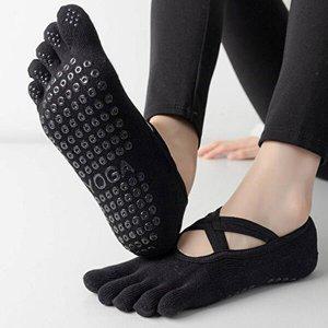 [셀러허브 1]여자 X발등 이선 스트랩 발가락 요가양말