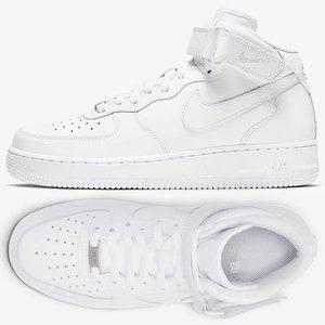 [나이키]국내매장판 나이키 운동화 스니커즈 여성 에어포스 1 07 미드 DD9625-100 PNA2504