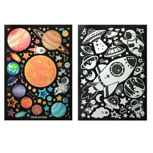 핑크풋 빅 야광별 스티커 별 우주 태양계 아이방 추천 BNS