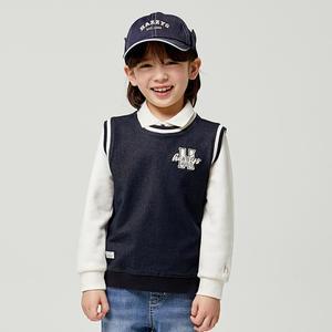 [헤지스키즈] 레이어드 베스트 (HUS12ED09M_NV)