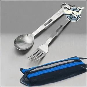 스테인리스 캠핑 식기세트 수저 포함 야외 용기-WFHFOVQ