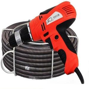 배관청소드릴 하수도뚫는기계 파이프 스프링 장비 청소 막힘 변기 뚫는기계