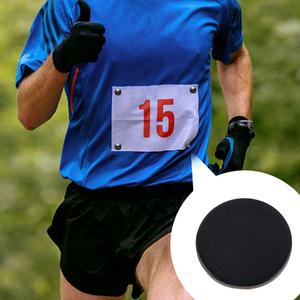 마라톤 배번호 고정 클립 러닝 번호표 유니폼 부착 배번표 레이스 빕버튼