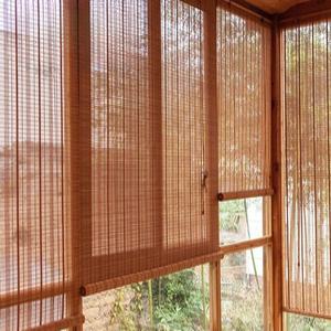 우드 블라인드 암막 베란다 창문 햇빛가리개