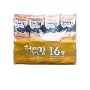 고품질 식자재 광천 들기름도시락김 16단 4gx16입 64g x8개 식자재도매 식자재음식 식자재유통 (WFHUD9D)