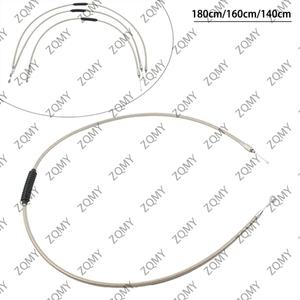 할리 다이나 FXDWG 소프테일 팻보이 FLSTF 로드 글라이드용 스테인리스 오토바이 클러치 케이블 140cm 160c