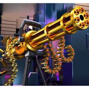 대형 전동 너프건 기관총 서바이벌 스나이퍼총 개틀링 버스트