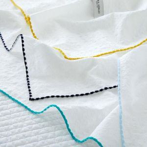 [갤러리아] 레인보우 면 레이온 시어서커 홑이불 싱글 150X210