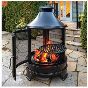 카나모 쿠킹 화로대 장작화로 불멍 야외 바베큐그릴 캠핑 화덕 숯불