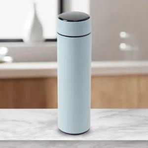 스마트 LED 온도표시 보온병(500ml) (스카이)/텀블러/물통/물병/스테인리스/보틀/휴대/보냉병/사무실/이중