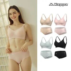 [제로퓨즈] 카파 여성 웨이브-젤리핏 브라팬티 8종세트