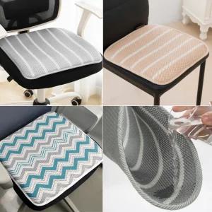 쿨방석 통풍 여름 매트 냉감 쿨링 메쉬 차량용 아이스 시원한 계절 의자 쿠션 사무실 방석
