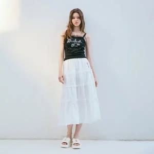 [에고이스트](강남점)[BLUE LABEL] 레이스 셔링 롱 스커트 (ER2OSK09,ER3OSK42)