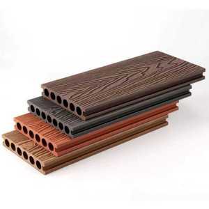 야외 합성 데크 시공 플라스틱 나무 마루 바닥 조립식 방부 대량