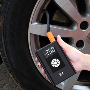 에어 차량용 공기 스마트디지털오토스톱 유선 팽창기 휴대용 스타터 취전 공기주입펌프 인플레이터 USB충전 체크 주입기 무선충전펌프 보조배터리