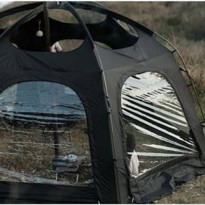 불멍 텐트 쉘터 블랙 TPU 그늘막 이글루 글램핑 파이어 장박