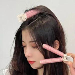 [셀러허브 1]뿌리볼륨 집게 2P 앞머리롤 웨이브 집게핀 파마