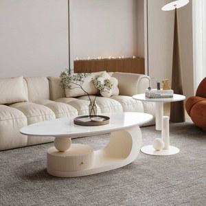 대리석 거실테이블 라운드 북유럽 모던 현대 90cm 타원형 커피 100 대리석테이블